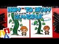 How to draw jack and the beanstalk