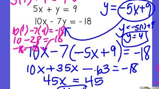 Solving Systems of Equations Refresher