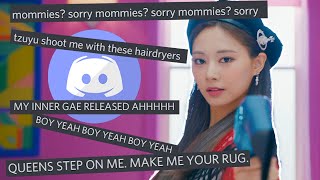 questionable TWICE discord reacts to the feels mv (an exposé of the simps)