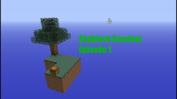 Minecraft: Skyblock Survival Ep.1 - Cobblestone Generator