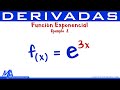 Derivada de la función exponencial | Ejemplo 1