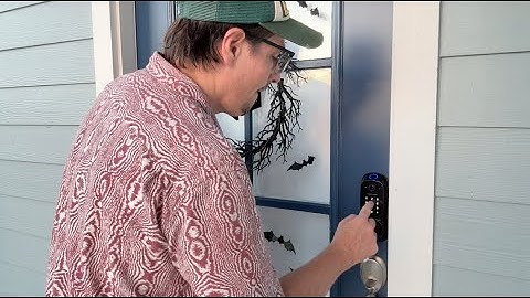 CAMCAMP 3-in-1 Smart Lock & Video Doorbell Combo – Fingerprint, Camera & App Control Front Door