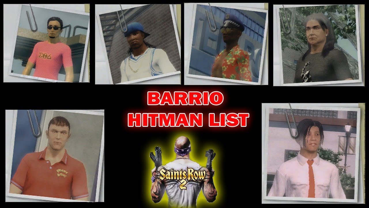 Saints Row 2 Hitman (Barrio) YouTube