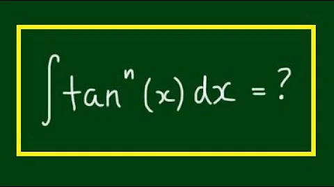 Reduction Formula for Integral of ∫tan^n(x)dx