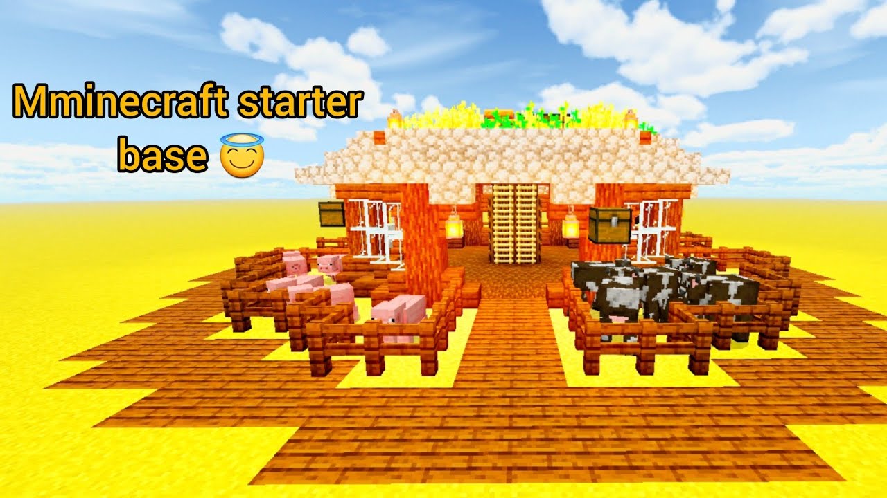 minecraft starter Base Tutorial | #gaming #minecraft #long #build # ...