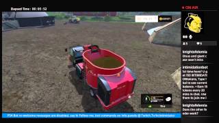 FS15 PS4 sell biogas sileage with mixing wagon