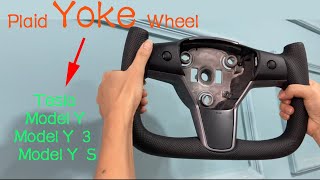 Unboxing Review Plaid Yoke Wheel For Tesla Model Y and 3