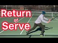 Return of Serve Technique Explained (Amazing Tennis Tips)
