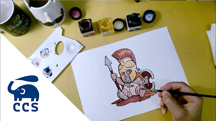 Colore e ecoline - Tutorial di disegno base di Ala...