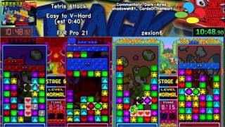 SNES Super Stars 2017 [164] - Tetris Attack (Easy to V-Hard) Race