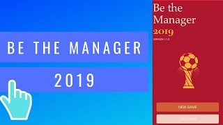 Be the Manager 2019 | BTM 19 | iOS / Android Mobile Gameplay screenshot 1