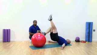 Bridge Using a Stability Ball