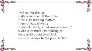 Crowded House - Private Universe Lyrics