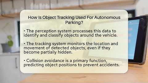 How Is Object Tracking Used For Autonomous Parking? - Talking Tech Trends