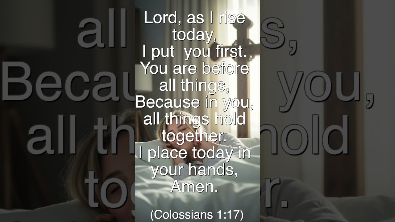 I Surrender Today to God | Prayer✨🙏 