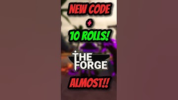 😮‍💨NEW Code in The Forge+10 rolls🤬 #theforge #theforgeroblox