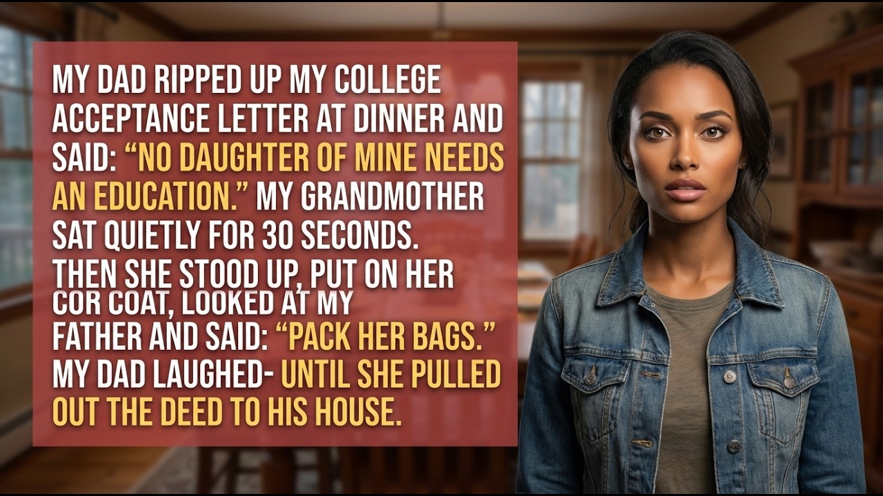 My Dad Said 'No Daughter Of Mine Needs College'....