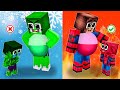 Monster School : Poor Orphan Baby Hulk and Spiderman Family  - Sad Story - Minecraft Animation
