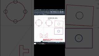 #Mirror (MI) Command used in #AutoCAD #Engineering #Graphics #Short