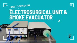 Electrosurgery & Smoke Evacuation Set Up for Veterinary Use