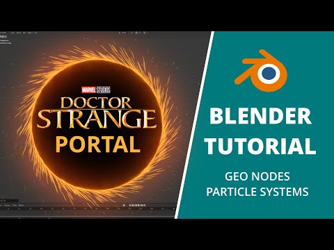 How to Make a Doctor Strange Portal in Blender 3.0 | Geometry Nodes and Particle Systems