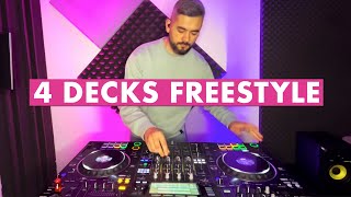 DJ Gabro - 4 Decks Freestyle (  Fred Again.. , Skrillex, James Hype, Fisher )