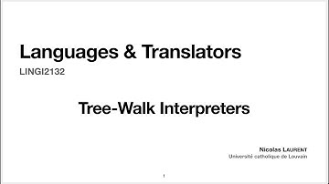 20. Tree-Walk Interpreters