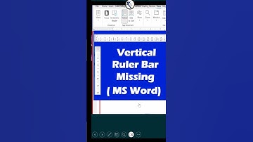 Vertical ruler not showing in MS Word | vertical ruler not working fix Ms Word #shorts #msword