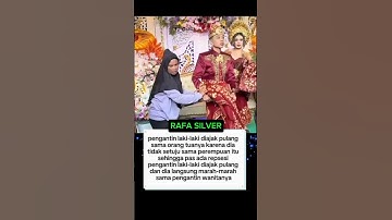 Pengantin pria lagi di pelaminan, malah disuruh pulang. #shortvideo #menikah