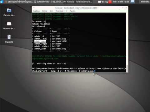 hackear pagina web (metodo inyeccion sql) herramienta sqlmap EN BACKBOX