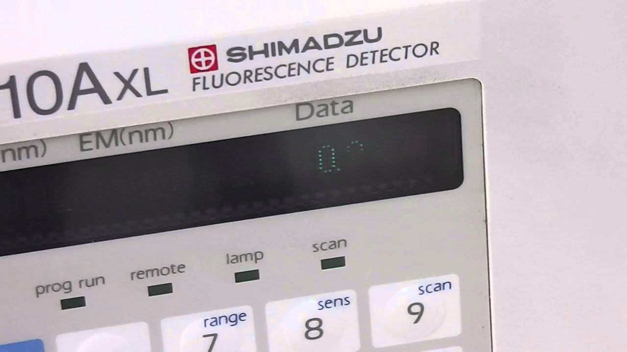 auctioned Shimadzu RF-10AXL Flouroscence Detector Escondido Auctions - YouTube