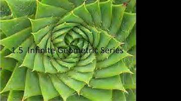 1 5 Infinite Geometric Series