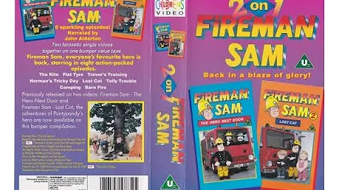 Fireman Sam: 2 on 1 (1996 UK VHS)