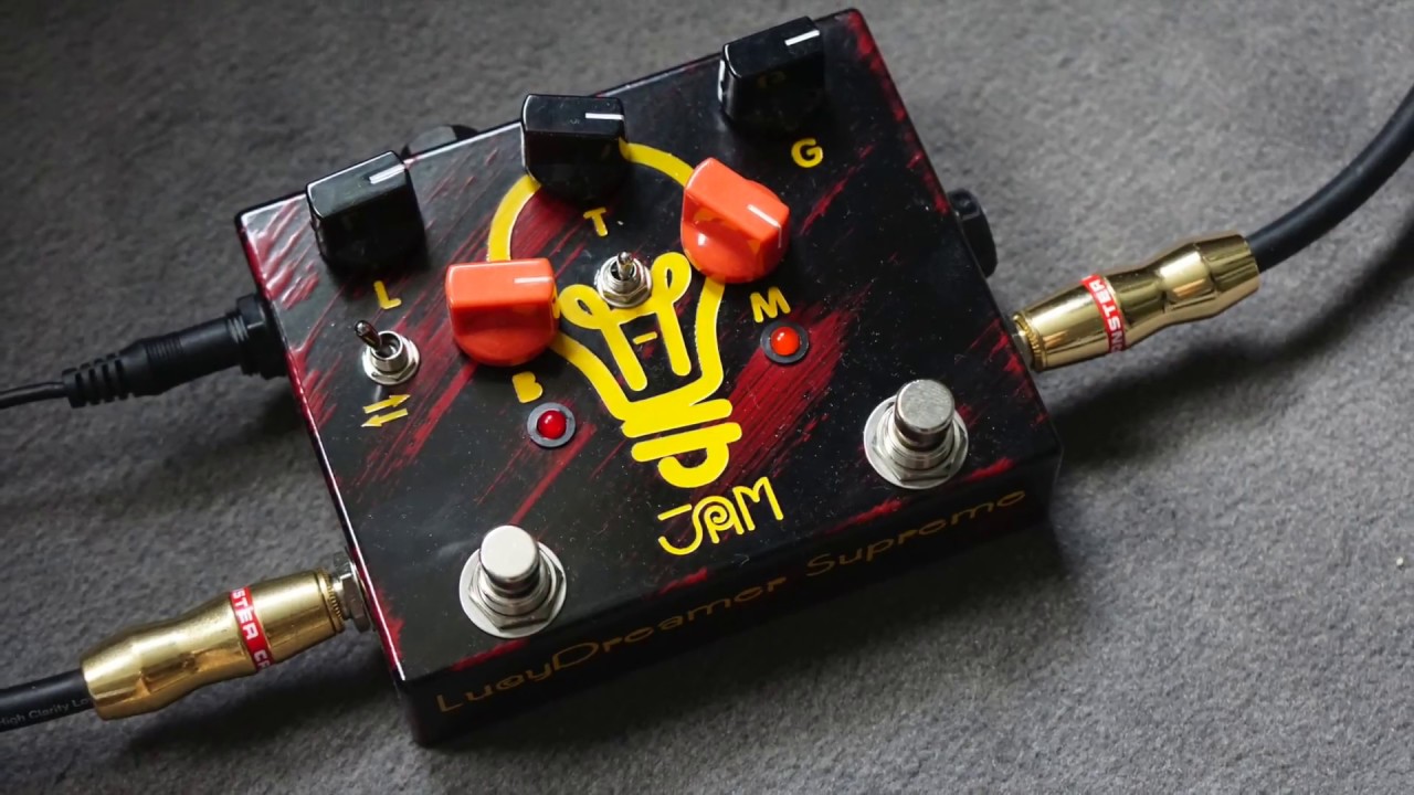 JAM Pedals - LucyDreamer Supreme - 2-in-1 Overdrive Booster - YouTube
