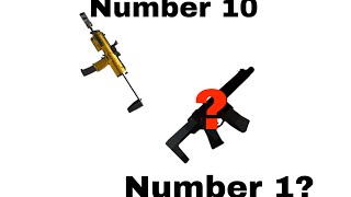 Bullet force- TOP 10 GUNS!