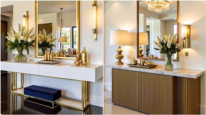 🪞Luxury Foyer Design Trends 2025 Elegant Console Tables, Mirrors & Modern Entryway Decor