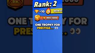 Glowy Prestige 1! (99/101) On Main Account #bs #brawlstars #gaming #ladder #shorts