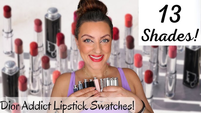 DIOR ADDICT SHINE LIPSTICKS New Formula Review + Swatches 