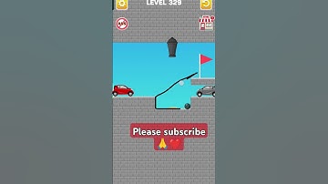 Draw bridge game play level 329 please like and share the video #cbseclass10