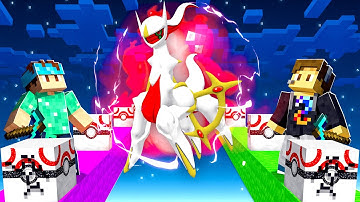 RACING to Open CRIMSON *LUCKY BLOCKS* in Minecraft Pixelmon!