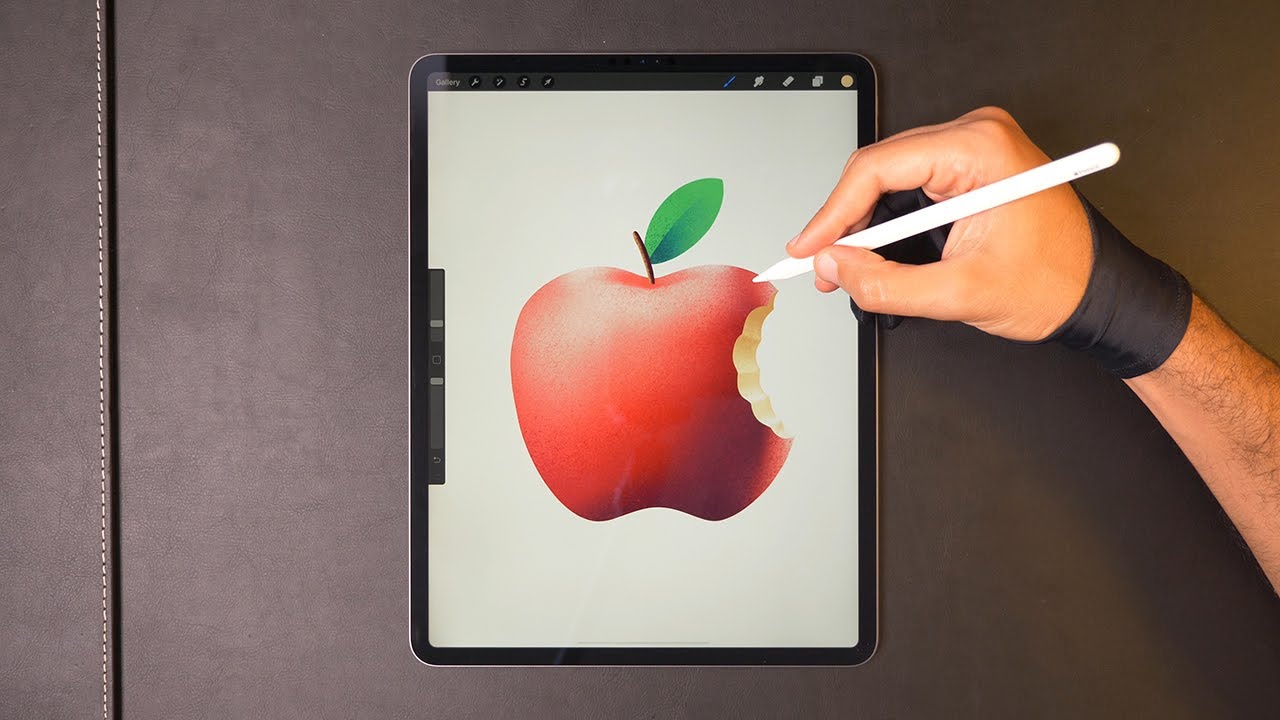 Drawing an Apple with Procreate ðŸ�Ž - YouTube. procreate apple pencil not wo...