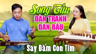 Sởn Da Gà Khi Nghe Song Tấu Đàn Bầu Đàn Tranh Của Hai Anh Em | LK Nhạc Không Lời Say Đắm Con Tim