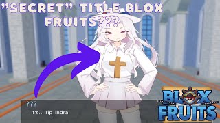 How to Get April Fools Title in Blox Fruits