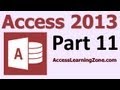 Microsoft Access 2013 Tutorial Level 1 Part 11 of 12 - Customer Reports