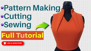 3 Steps Collar Design: Pattern Making, Cut & Sew + Pro Mannequin Result Net Worth