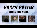 Guess the voice  harry potter character