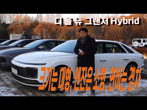 <strong>그랜저</strong> <strong>하이브리드</strong>,  대형 크기, 소형 엔진, 경차급 <strong>연비</strong>