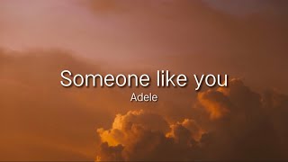 Someone like you中英文歌詞Adele 