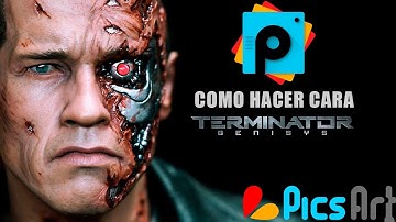 Picsart Editing Tutorial | How To Make A Terminator Face Effect on PicsArt |  PicsArt