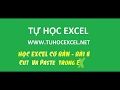 [Video] Học EXCEL cơ bản - 08 - Cut và Paste dữ liệu trong excel 